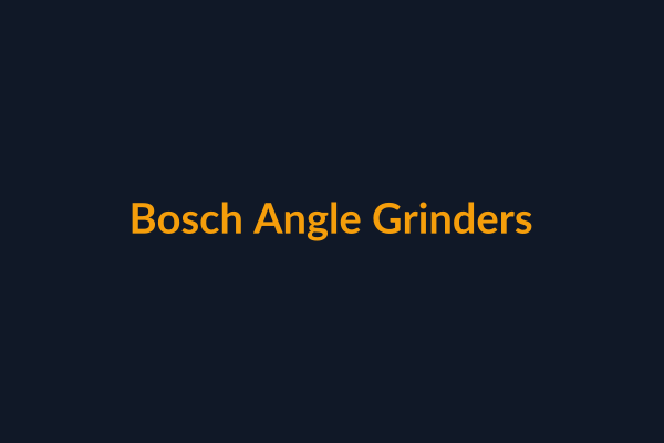 Bosch Angle Grinders available at Raguveer Electric Talala